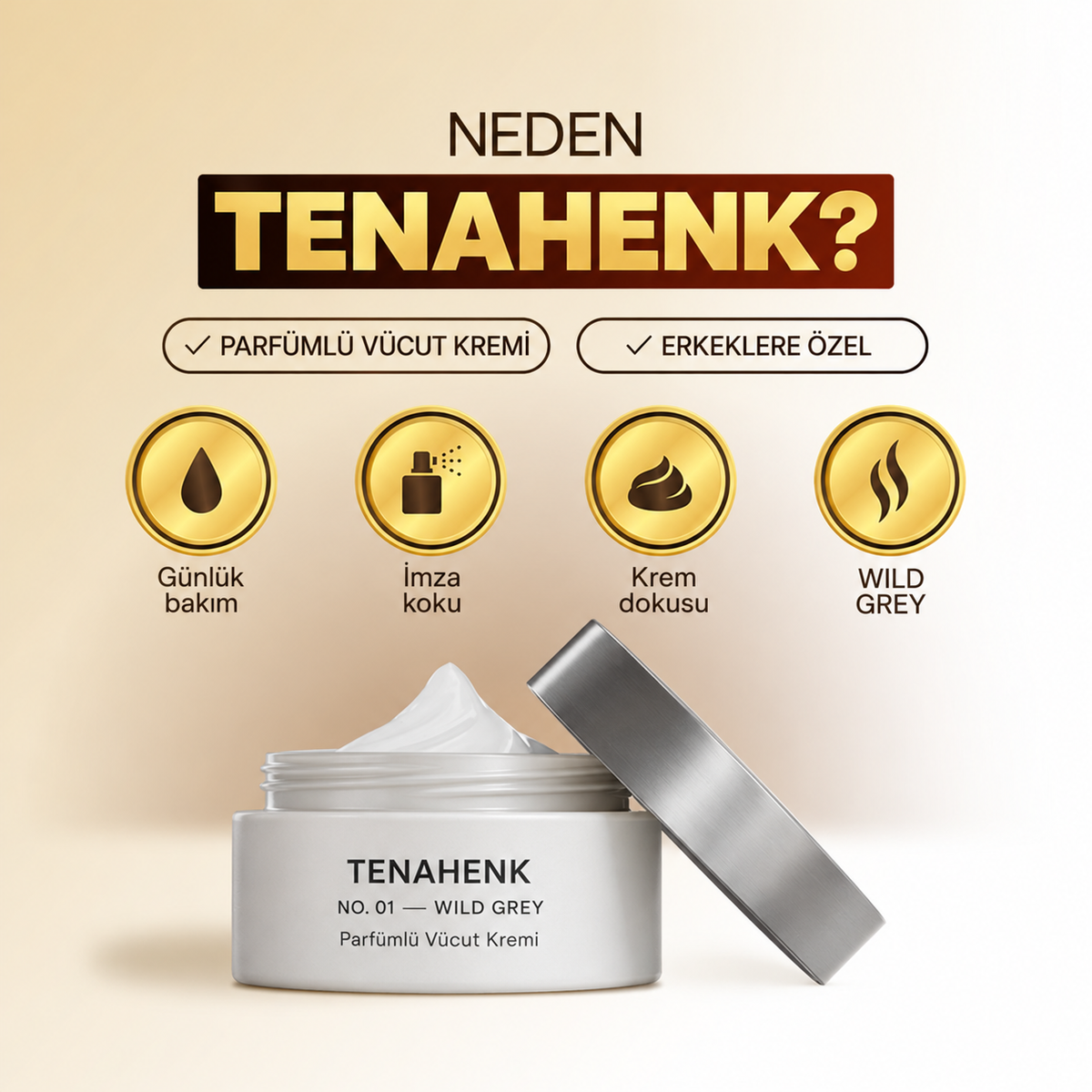 Nomad Sauvage – Feromonlu Parfüm Vücut Kremi (12+ Saat Kalıcı)